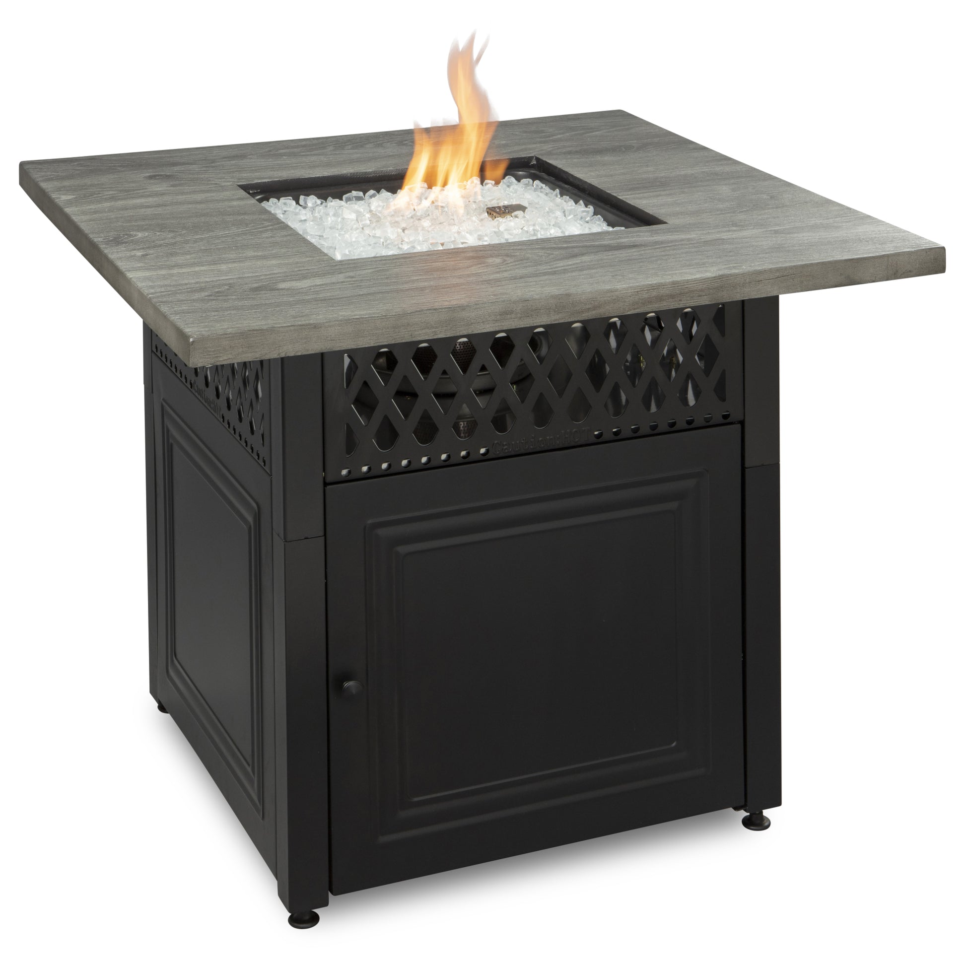 Endless Summer The Dakota, Dual Heat LP Gas Outdoor Fire Pit/Patio Heater with Wood Look Resin Mantel GAD19101ES freeshipping - Luxury Tech Inc.