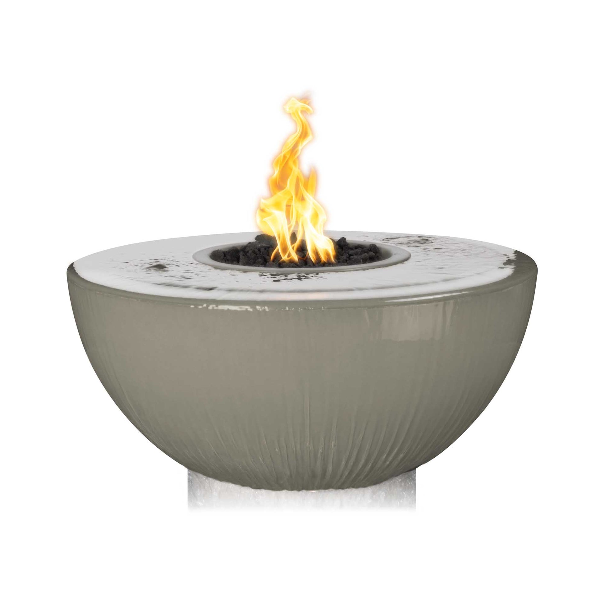 The Outdoor Plus Sedona GFRC Fire & Water Bowl - 360° Spill OPT-FW360 freeshipping - Luxury Tech Inc.