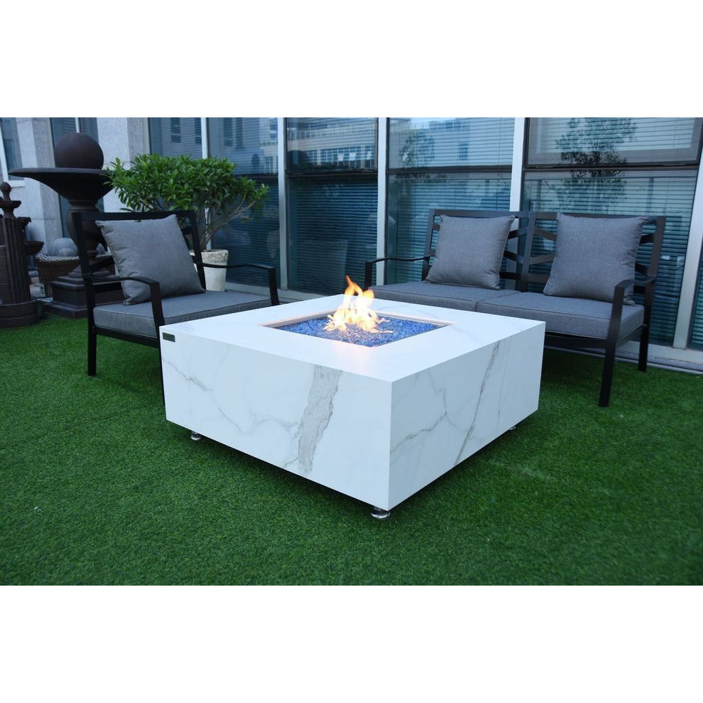 Elementi Bianco Fire Table OFP103BW freeshipping - Luxury Tech Inc.