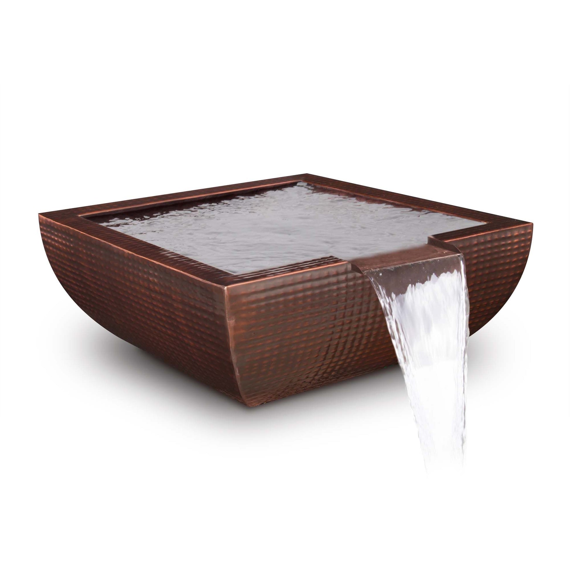 The Outdoor Plus Avalon Hammered Copper Water Bowl - OPT-AVCPWO freeshipping - Luxury Tech Inc.