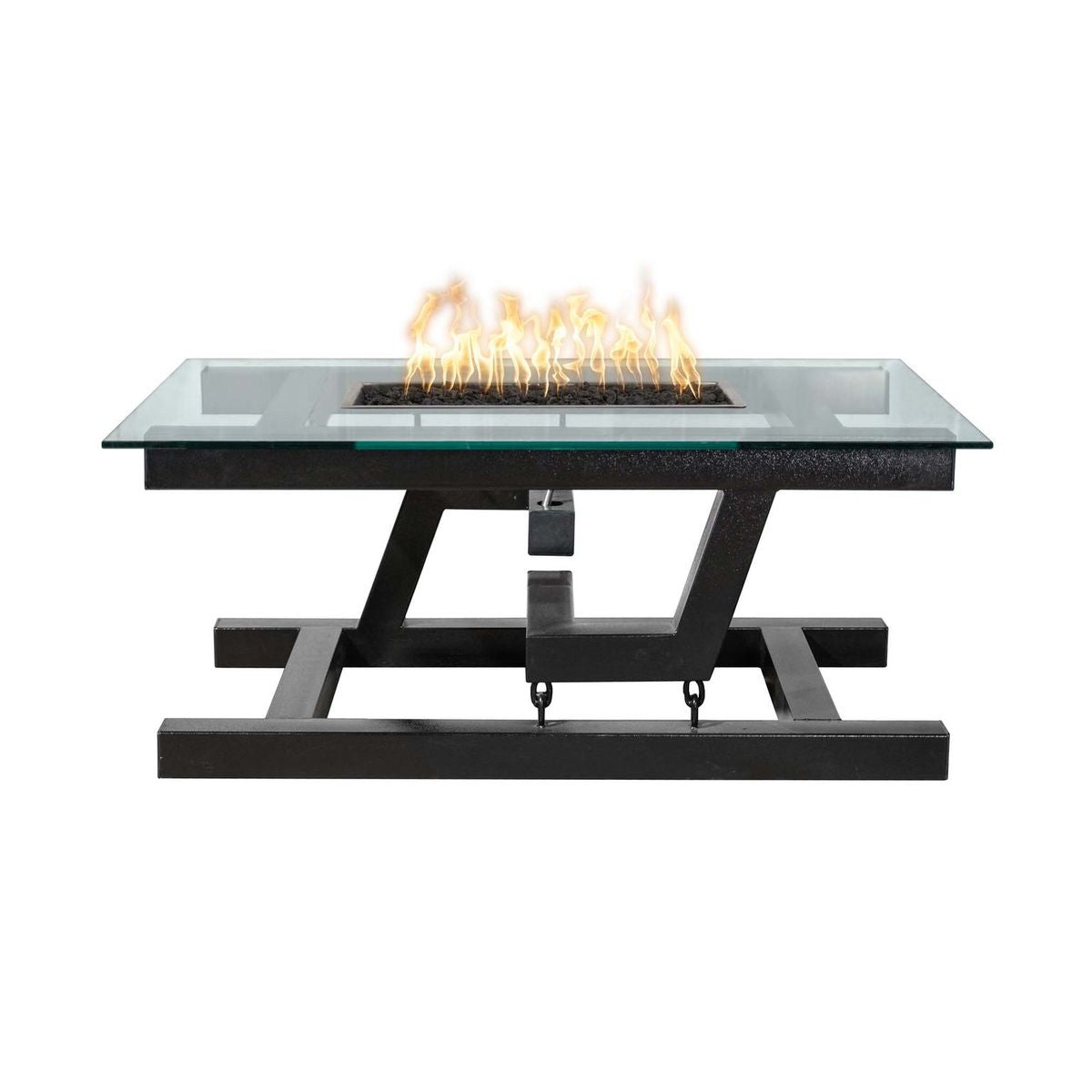 The Outdoor Plus Newton Powder Coated Fire Pit - Floating Appearance - OPT-NWT freeshipping - Luxury Tech Inc.