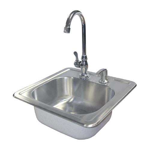 Cal Flame S/S Sink w/ Faucet & Soap Dispenser - BBQ11963