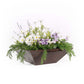 The Outdoor Plus Maya Hammered Copper Planter with Water Bowl - OPT-SCPW freeshipping - Luxury Tech Inc.